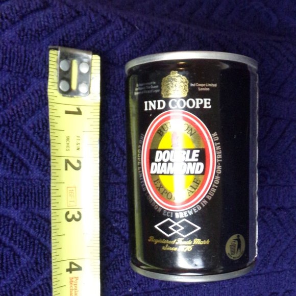 Rare IND COOPE BURTON DOUBLE DIAMOND EXPORT ALE 275 Ml BEER CAN LONDON pull top - Picture 7 of 7